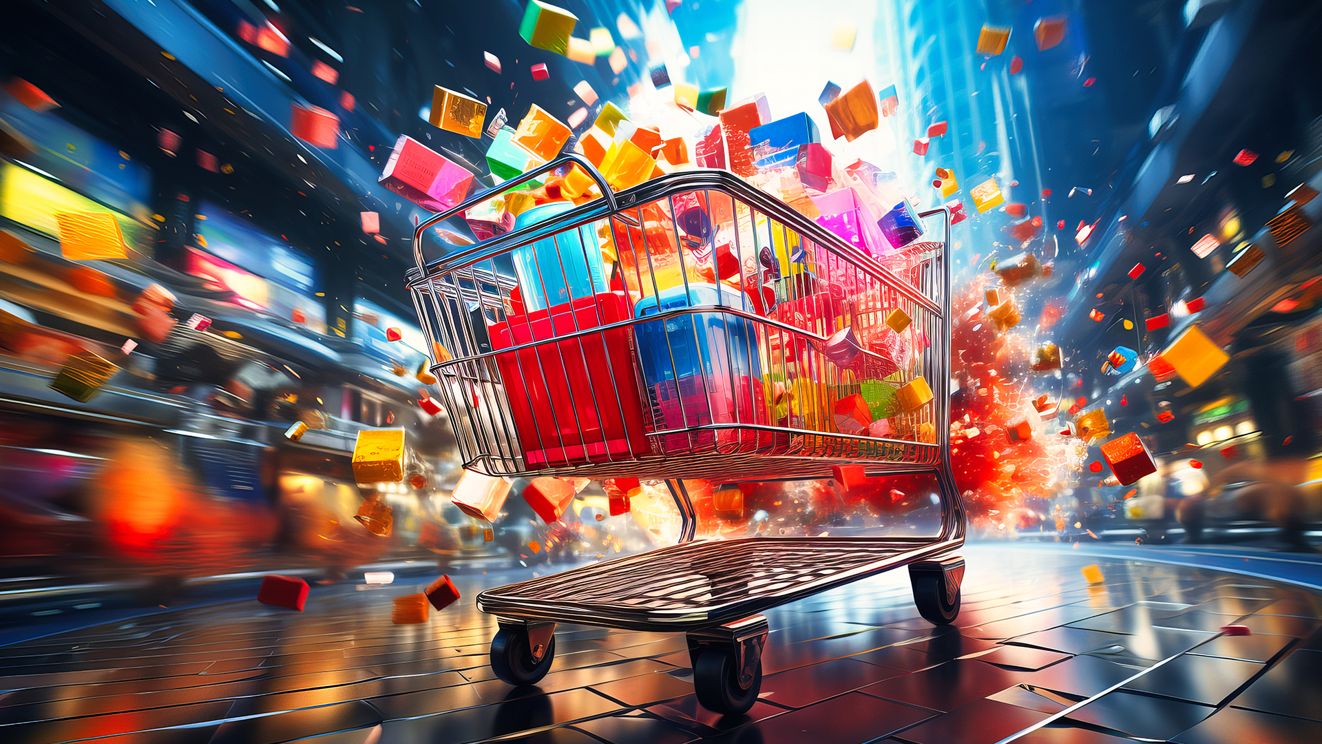 Wichtige Stütze der Volkswirtschaften: Der private Konsum macht bis zu zwei Drittel der Wirtschaftsleistung moderner Volkswirtschaften aus. (Bild: Adobe Stock KI)